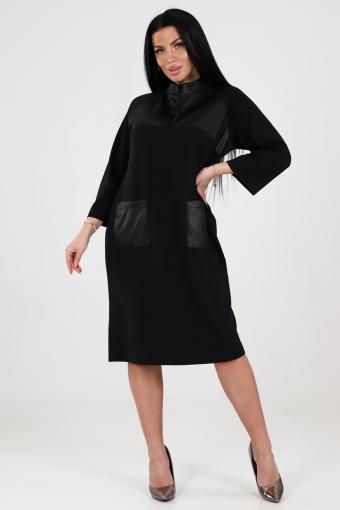 Женское платье 31797 (Черный) - Лазар-Текс