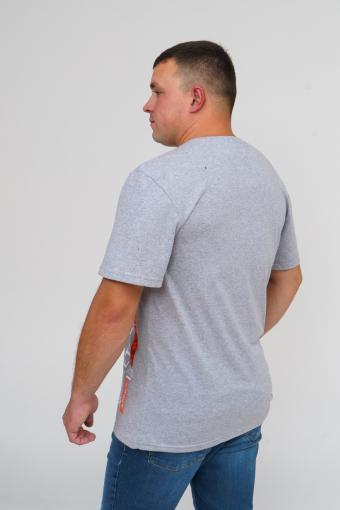 футболка мужская Норд (Серый меланж) (Фото 2)