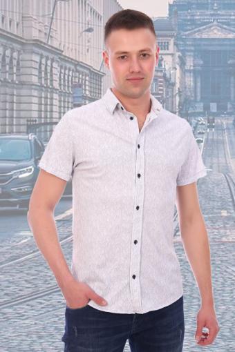 Рубашка 6782 (Серый) - Лазар-Текс