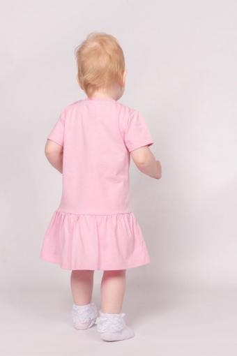 Платье для девочки 81224 (м) (Нежно-розовый) (Фото 2)