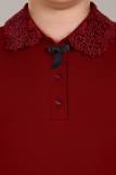 Блузка для девочки Рианна Арт.13180 (Бордовый) (Фото 3)