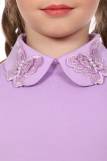 Блузка для девочки Камилла арт. 13173 (Светло-сиреневый) (Фото 3)