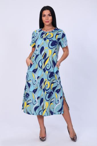 Платье 70024 (Синий) - Лазар-Текс