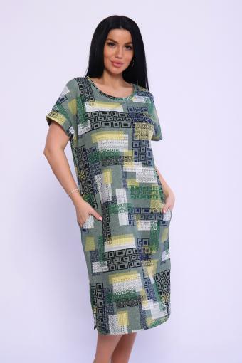 Платье 89376 (Зеленый) - Лазар-Текс
