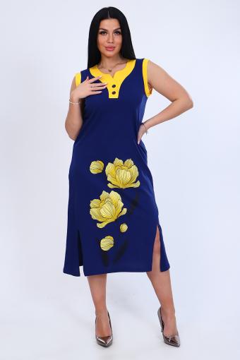 Платье 71063 (Синий) - Лазар-Текс