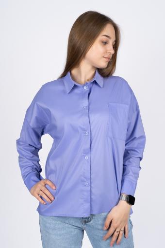 Джемпер (рубашка) женский 6359 (Сиреневый) - Лазар-Текс
