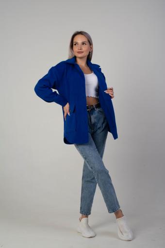 Пальто-рубашка 100009 (Синий) - Лазар-Текс