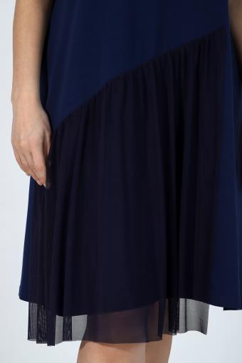 Платье ДЖАЗЗИ-2 (темно-синий) (Фото 2)