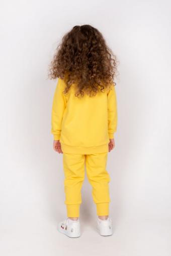 Комплект для девочки (джемпер_брюки) 0450 (м) (Желтый) (Фото 2)