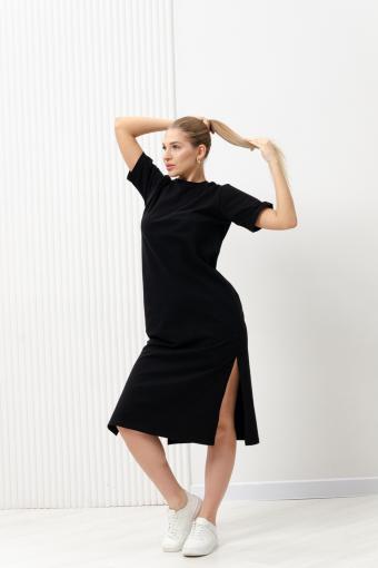 14406 платье женское длинное (Черный) - Лазар-Текс